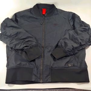 Nike black bomber jacket size 2XL